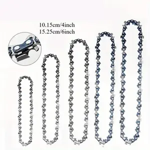 4Inch 6Inch Mini Steel Chain Saw Chains Electric Chainsaws Accessory Chains Replacement Mini Electric Chainsaw Chains