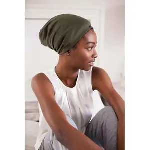 The Slap (Satin-lined cap) - Olive Green
