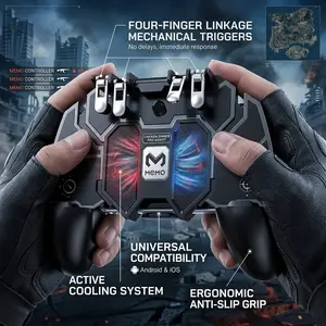 2026 Mother's Day Gift rugged case gaming gift thum stick grips phone adaptive Trigger Free Fire PUBG Controller for Cell  Gamepad Joystick Android iPhone Control Mobile Game accessory Pad Pugb Smartphone Command