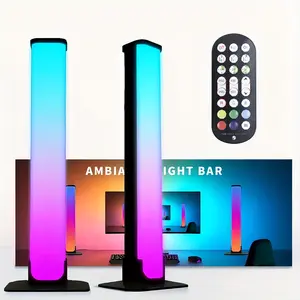 2PCS Smart LED Light Bars, RGB Night Light With Remote Control And APP Control, Music Sync Backlight For Gaming TV Bedroom Decoration, Desktop Lamp