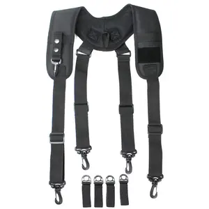 MELOTOUGH Tactical Suspenders for Duty Belt Harness Police Suspenders Duty belt Padded Adjustable Tool Belt Suspenders men  belt