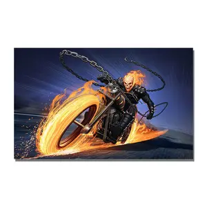 Ghost Rider Superhero Movie Poster Print Wall Art Decoration Painting