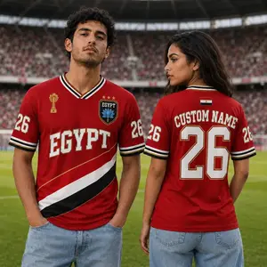 Custom Egypt Soccer Jersey, Retro Pharaohs Shirt, Custom Name & Number Football Egypt Jersey, Egyptian Football Fan Gift, Festival 2026