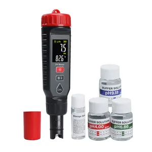 ILWQ-443 Digital pH Meter Pen Tester | High Accuracy ATC Temperature Measurement | 3-Point Calibration | Colored LCD Screen | Red Backlight Alarm | Water Food Lab Testing