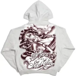 Tears Of A Sad Girl Pullover Hoodie, graphic tees chicanos clothing, gangsster Tattoo Sweatshirt, Hoodie, Shirt, Tops Cotton Fabric, gift for men and women, men shirt