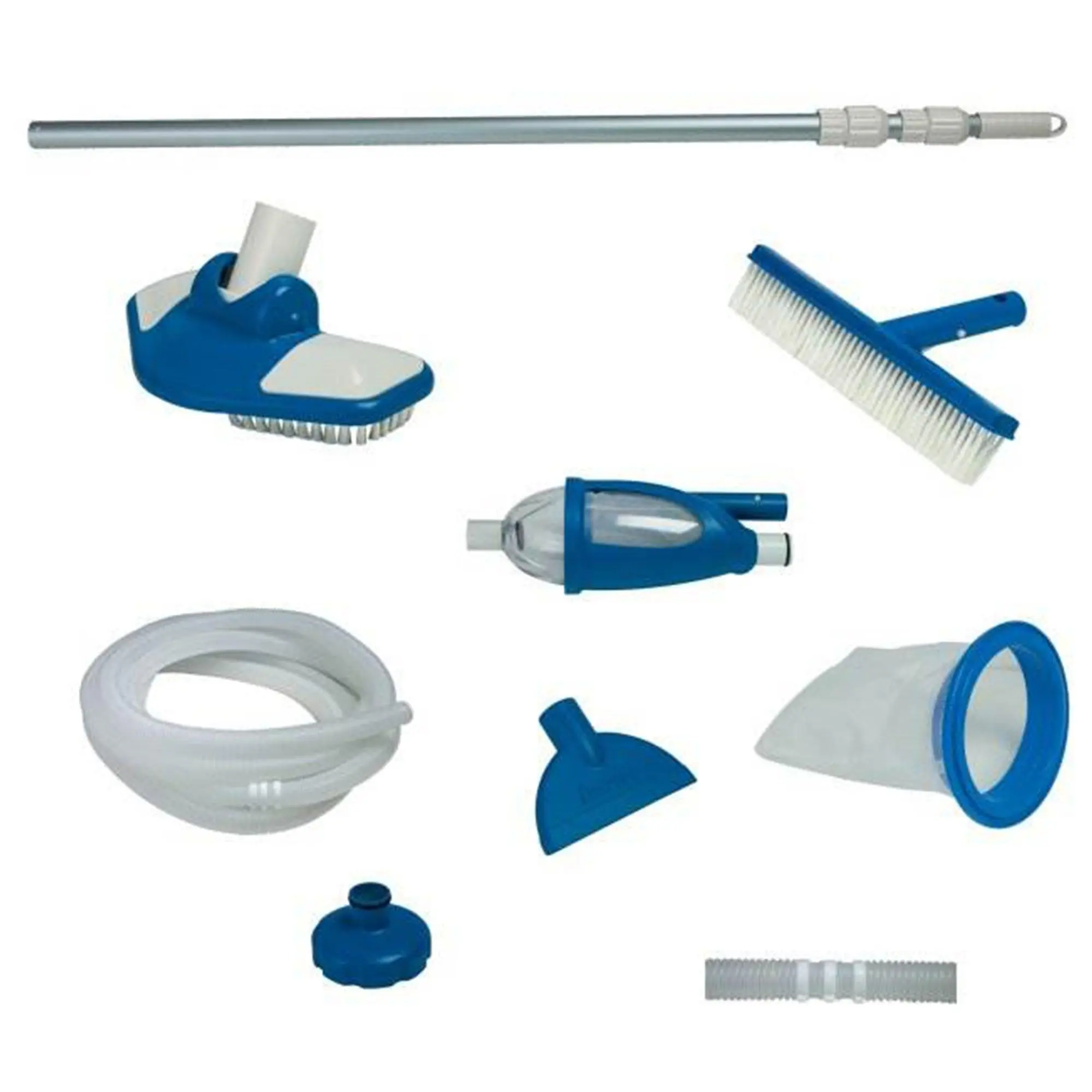 Intex Deluxe Cleaning Maintenance Swimming Pool Kit with Vacuum & Pole | 28003E Intex Deluxe Cleaning Maintenance Swimming Pool Kit with Vacuum & Pole | 28003E