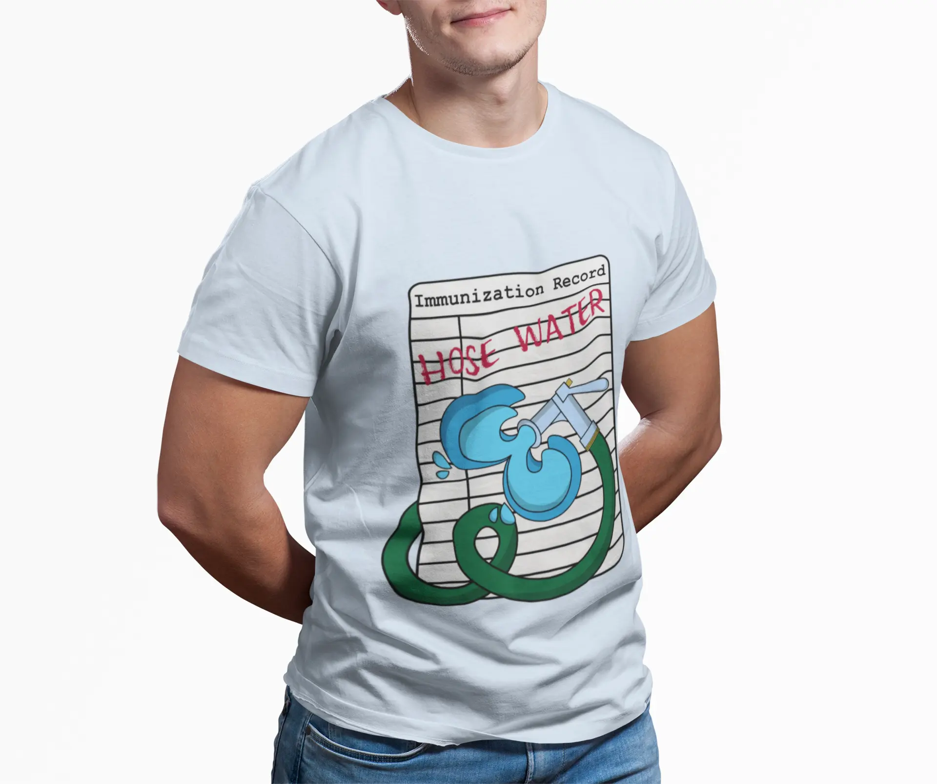 Old-School Tough Immune System T-Shirt | Hose Water Nostalgia