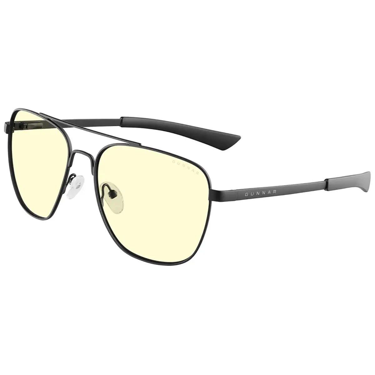 Gunnar Optiks Mustang Onyx Frame Amber Tint Computer Glasses