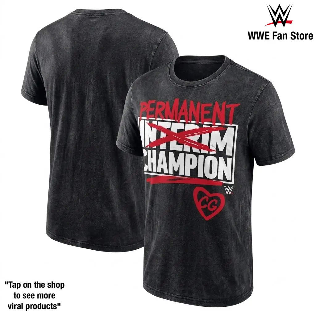 WWE Chelsea Green Permanent Champion Graphic T-Shirt, The Hot Mess Superstar, WWE Women's Tag Team Champion, Knockouts Champion, Pro Wrestling Career, Championship Attitude, Vintage Washed Tee