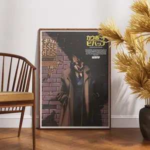 Cowboy Bebop (1998) Anime Movie Poster Wall Art