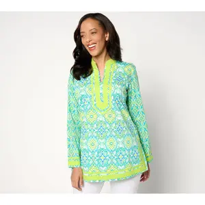 Bellisima by Kim Gravel Boutique Ribbon Trim Tunic