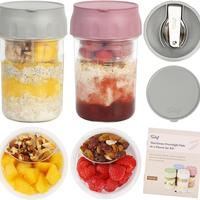 2 Set-Smoke Gray/Rose Pink