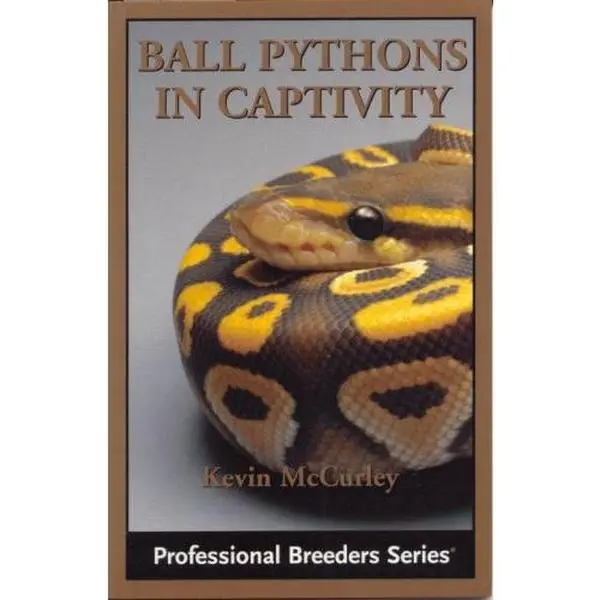 Used English Book - Ball Pythons in Captivity (Professional Breeders Series) by Kevin McCurley, Softcover, 0.45 lbs, 101pp, 114 Full-Color Photographs