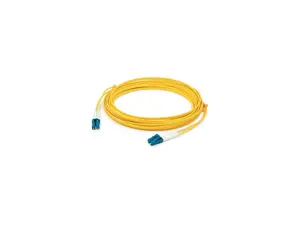 THIS IS A 20M LC (MALE) TO LC (MALE) YELLOW DUPLEX RISER-RATED FIBER PATCH CABLE