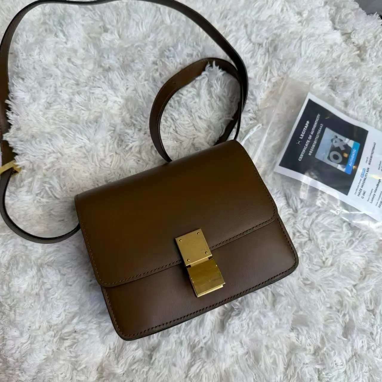 Pre-owned Celine Canvas Mini Bags Classic Box Bag