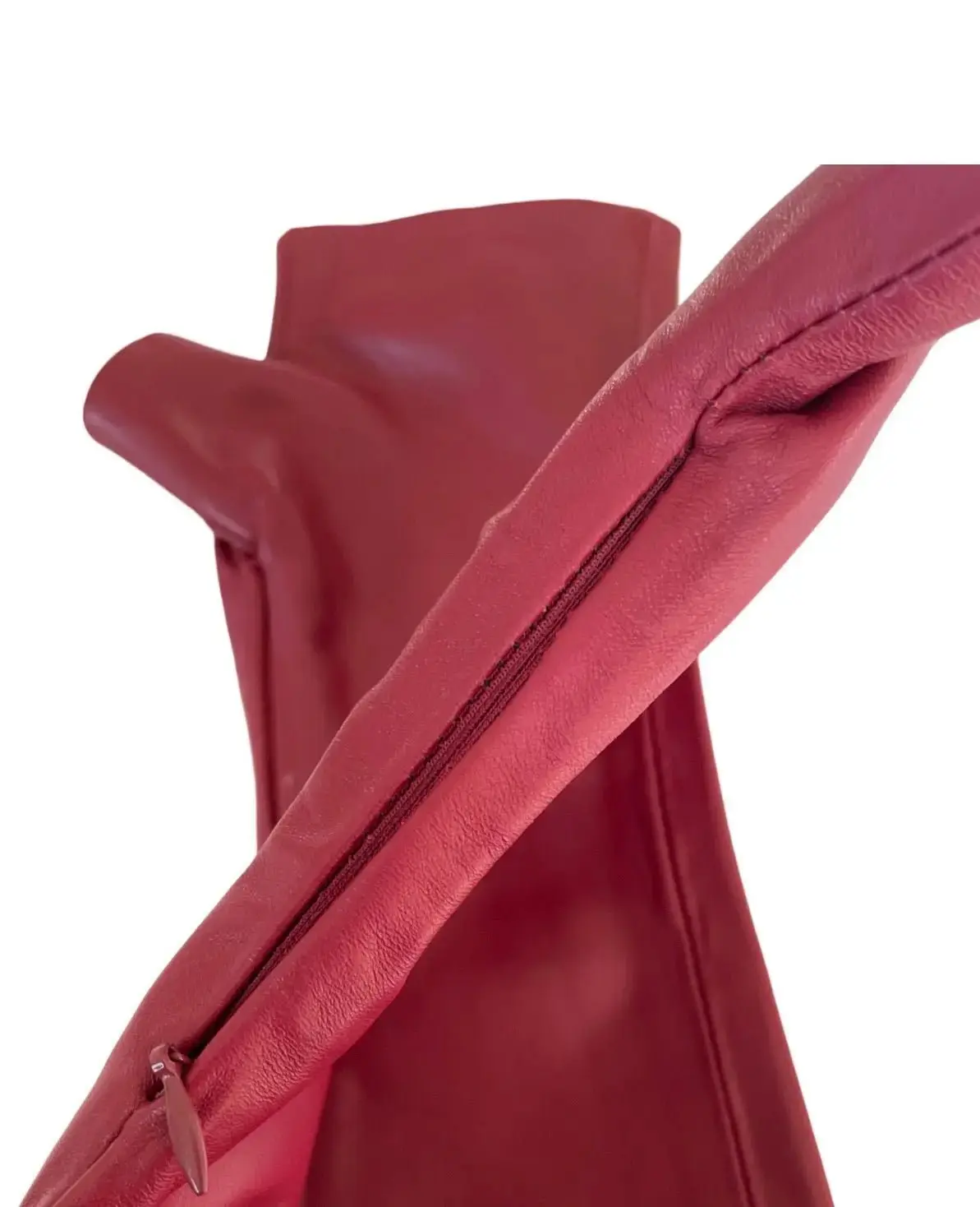 Unisex Long Fingerless Cherry Napa Leather Gloves - Soft & Durable Fashion Accessory to Keep Warm for Any Occasion, Anyone Seeking Practical Gloves, Superior Warmth, Casual, Fingerless Gloves