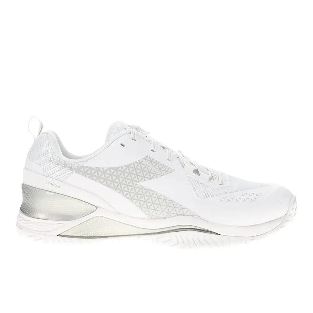 diadora Mens Blushield Torneo 2 Ag Wide Tennis Sneakers Shoes - White