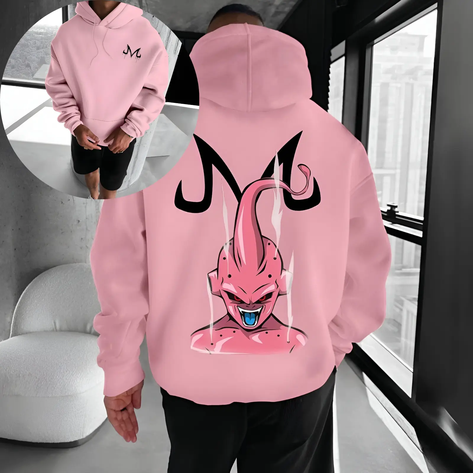 DB Anime BUU printed hoodie for both men and women Casual Menswear Classic Cotton Sweatshirt, Hoodie, Comfort Colors
