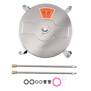 19 Inch Pressure Washer Surface Cleaner 4200 PSI Stainless 1/4 Plug Wheels