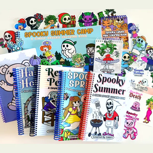 Entire Spooky Coloring Collection