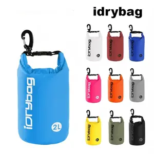 2L Waterproof Dry Bag, Waterproof Sports Drifting Bag with Adjustable Strap, Swimming Waterproof Dry Bag for Travel, Kayaking, Boating, Beach, Dry Bags Waterproof