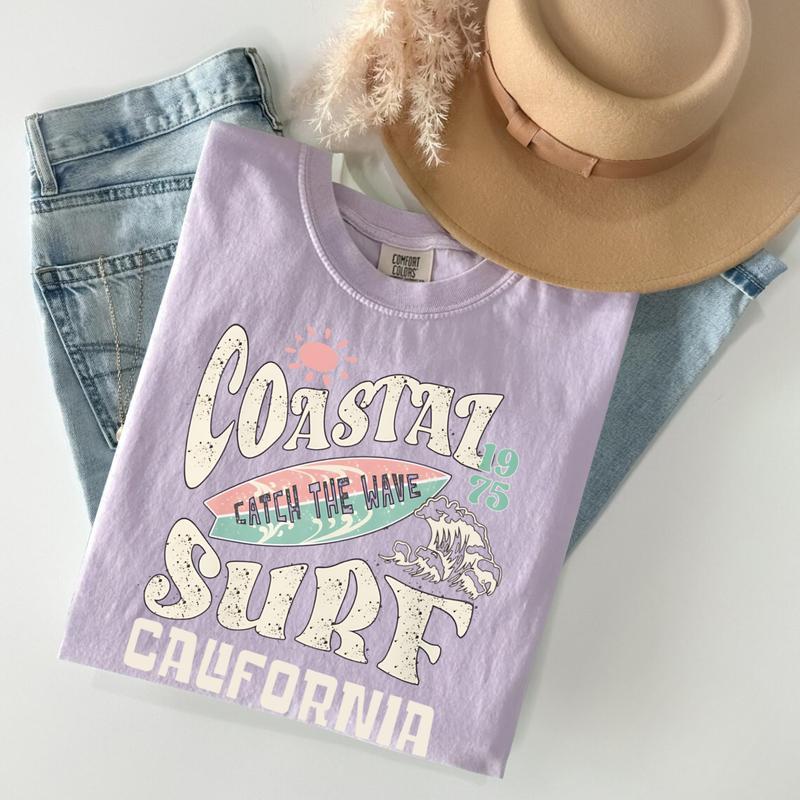Comfort Colors Coastal Surf Coconut Girl Clothes Trendy Beachy Shirts Summer Vintage Graphic Tee Sweatshirt, Hoodie, Comfort Colors Comfort Colors Coastal Surf Coconut Girl Clothes Trendy Beachy Shirts Summer Vintage Graphic Tee Sweatshirt, Hoodie, Comfort Colors