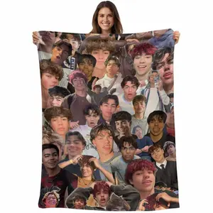 Cute Vintage Blankets Malachi Flag,Living Room,Bedroom,Parties,Gifts,Rocking Chair Decoration, Room décor Aesthetics, naps, Warm Sofa Blankets Barton HTK80141