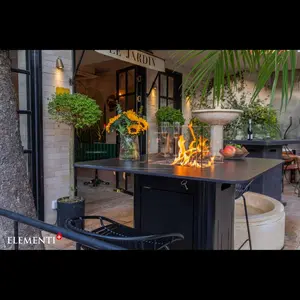 Bulgaria Black-Koln Marble Porcelain Bar table