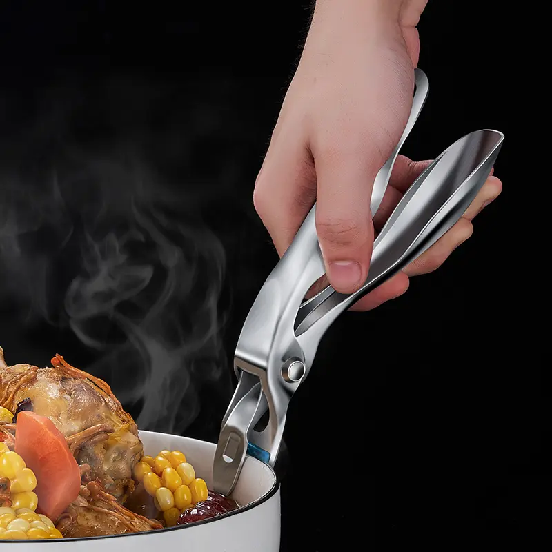 304 Stainless Steel Bowl Picker for Home Use, Heat-Resistant Kitchen Appliances, Tray Holder, Bowl Holder