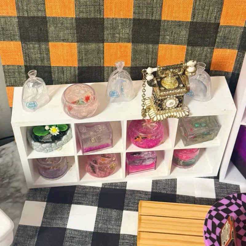 Custom 3D-Printed Miniature Trinket Display Shelf, Home Organizer Storage Rack, Organiser, Racks