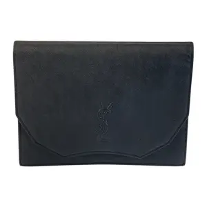 Pre-owned Yves Saint Laurent Other Tote Bags Leather Clutch Bag