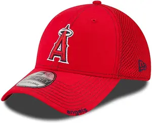 New Era MLB Los Angeles Angels Neo Fitted Baseball Cap - Scarlet - Small/Medium 10059473-SM
