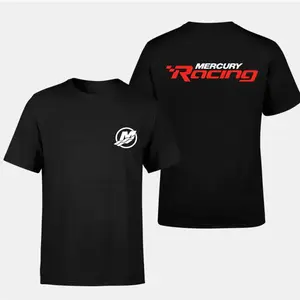 Mercury Racing T-Shirt, Performance Boat Racing Logo Graphic Design, Gift for Mercury Marine Fans, Offshore Racing Enthusiasts, Speed Boat Lovers, Marine Engine Performance Fans