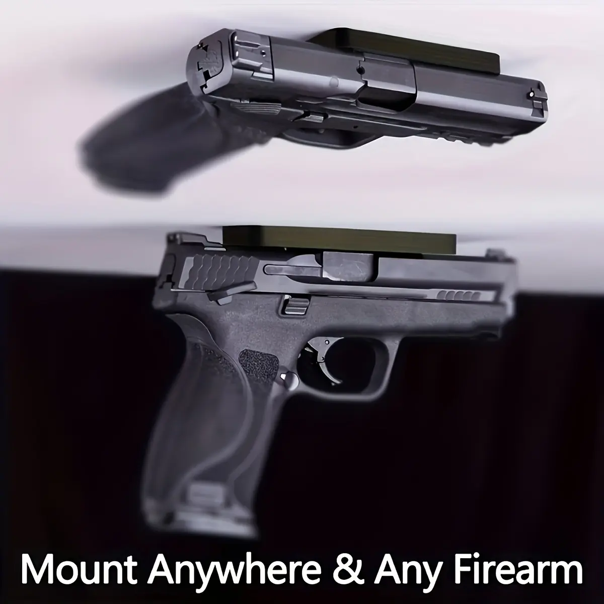 1 Piece Magnetic Car Pistol Holder, Magnetic Gun Holder, Gun Safety Solution, Pistol, Rifle Stored in Car, Truck, Bedside, Wall, and Desk, Magnetic Gun Holder, Concealed Car Gun Magnet Holder, Indoor Gun Holder