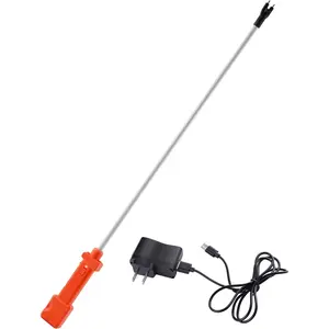 Cattle Prod Livestock Rechargeable Waterproof w/LED 34.6'’ for Cows Cattle Hogs Prod Animal prod Stick, 88cm total length