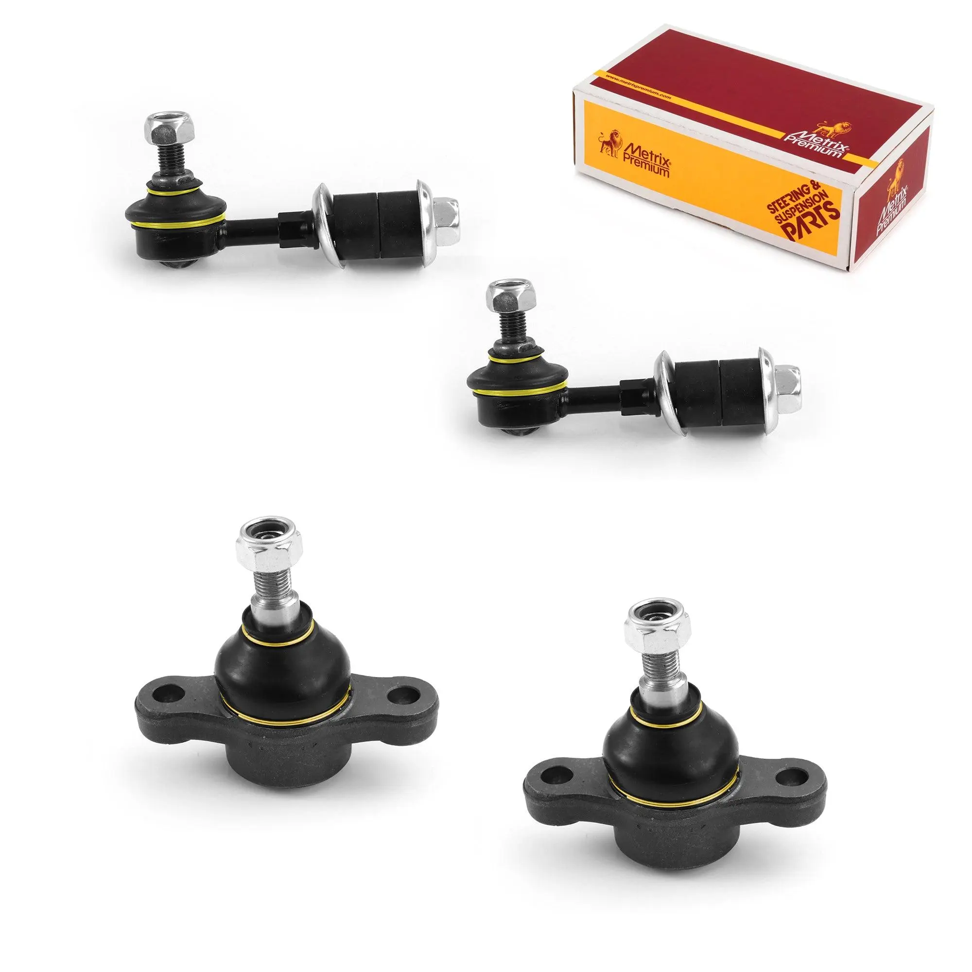 4 PC Front Stabilizer Bar Link and Front Lower Ball Joint Kit  96953MT