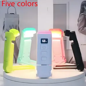 Rechargeable book lamp, digital display reading lamp, book clip light, full-page illumination, 3 colors and 6 brightness adjustable, portable and flexible, eye-protecting lamp for bed reading, suitable for reading and study, Night Lamp
