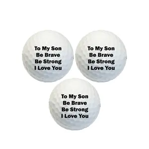 Custom To My Son Golf Balls, 3 Pack Golf Gift