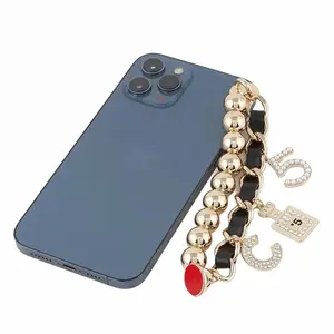 Phone Straps & Charms Jeweled C5 Phone Strap RED Smartphone Cellphone