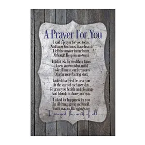 Dexsa A Prayer For You...New Horizons Wood Plaque