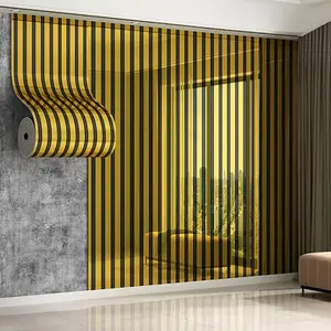 Luxurious Mirror Grid Wallpaper Roll, Self Adhesive Wallpaper, Cut-To-Fit Design, Decorative Modern, Ideal for Living Room Bedroom TV Wall Decor, Home Decoration