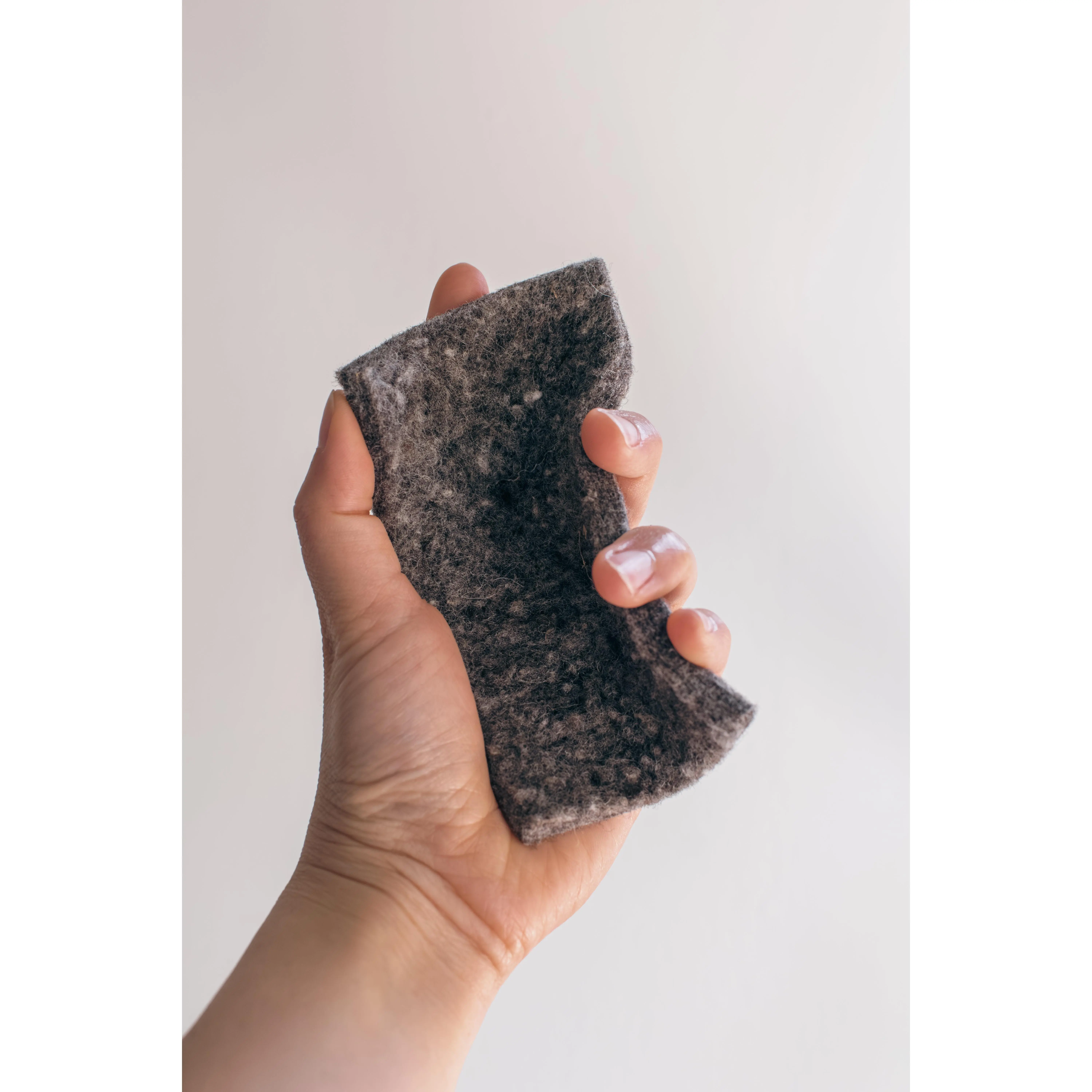 Natural Felted Wool Dish Sponge – 3 Pack