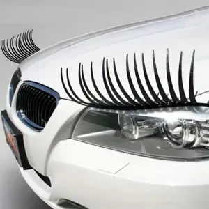 Car Eyelash Sticker, Car Headlight Eyelash Sticker, Car Exterior Decorative Sticker, Universal Car Accessories for Car Decoration