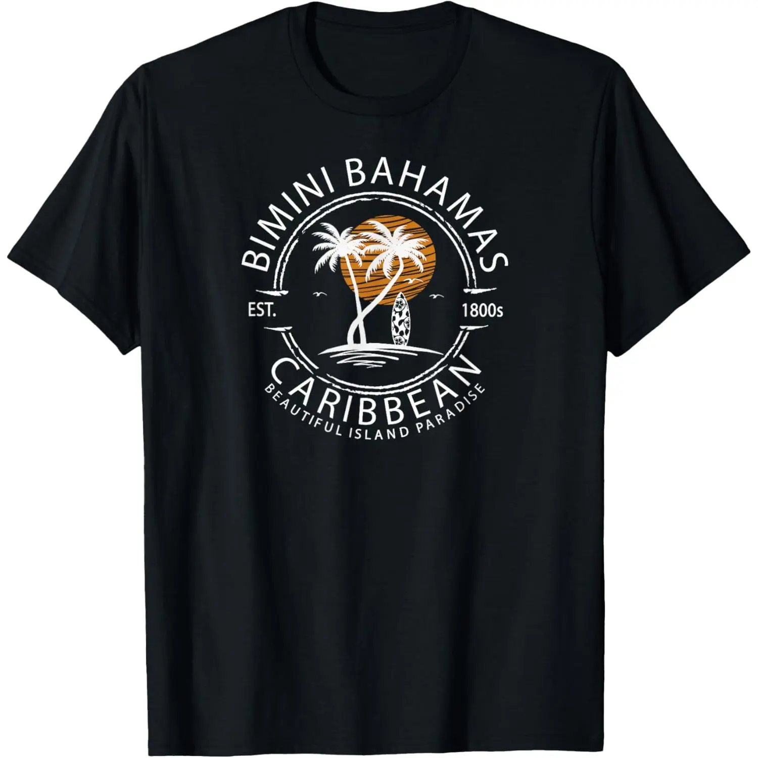 Bimini Beach Bahamas Vacation Caribbean Tropical Summer T-Shirt