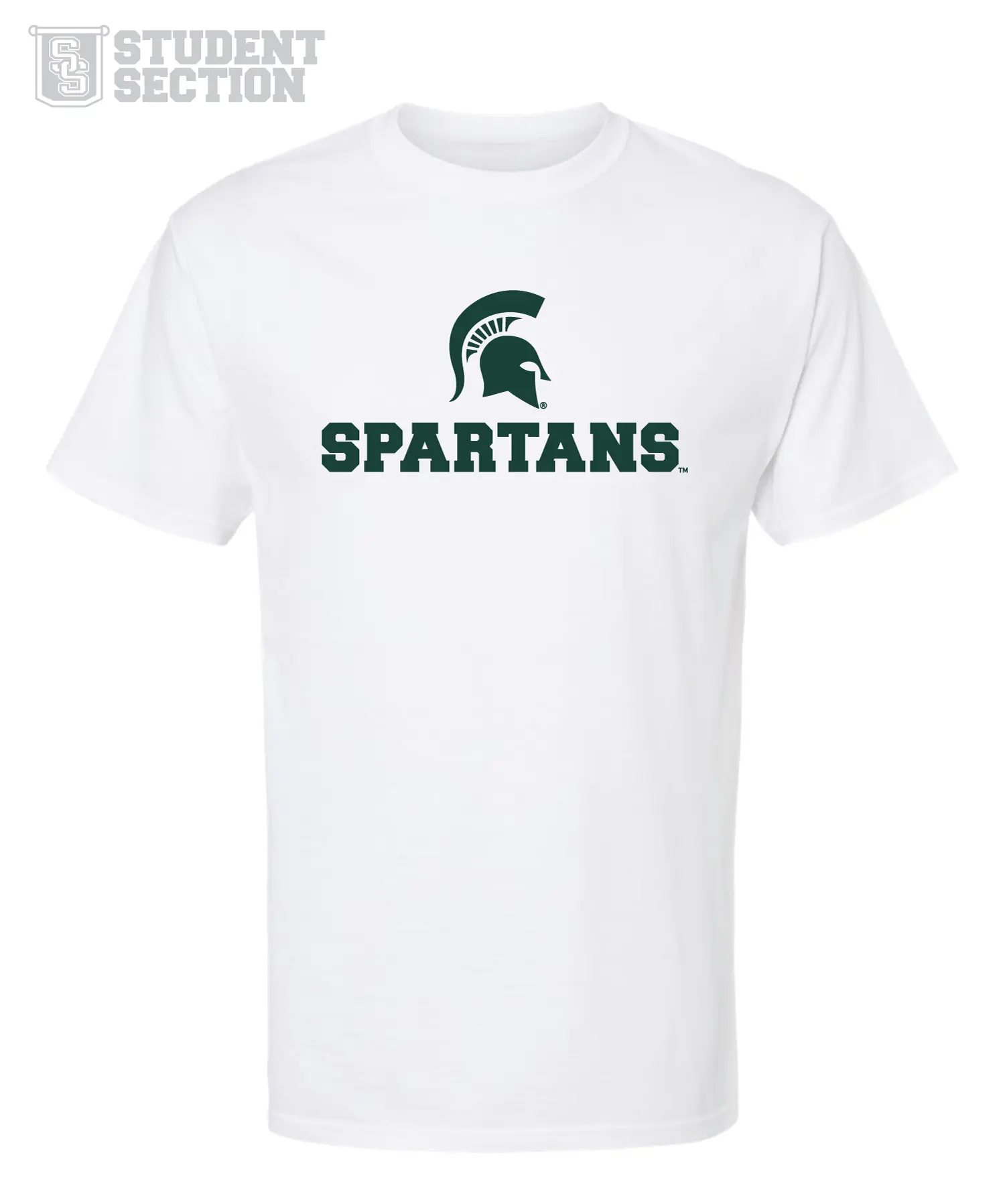Student Section | White Michigan State Spartans Unisex T-Shirt