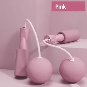 Heavy Cordless Skipping Rope Fitness Jump Rope with Big Bal  Suitable for Household Indoor Sports Fitness Equipment  for Exercise Training