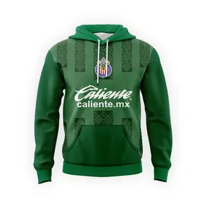 Sudadera Chivas Mexico 22 Men Hoodie Size S-5XL Champions Soccer Jersey, Gift For Fans, Football Team Uniform