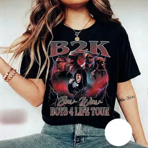 B2K Bow Wow Boys 4 Life Tour Shirt, Vintage 90s Rap Tee Style, B2K Shirt