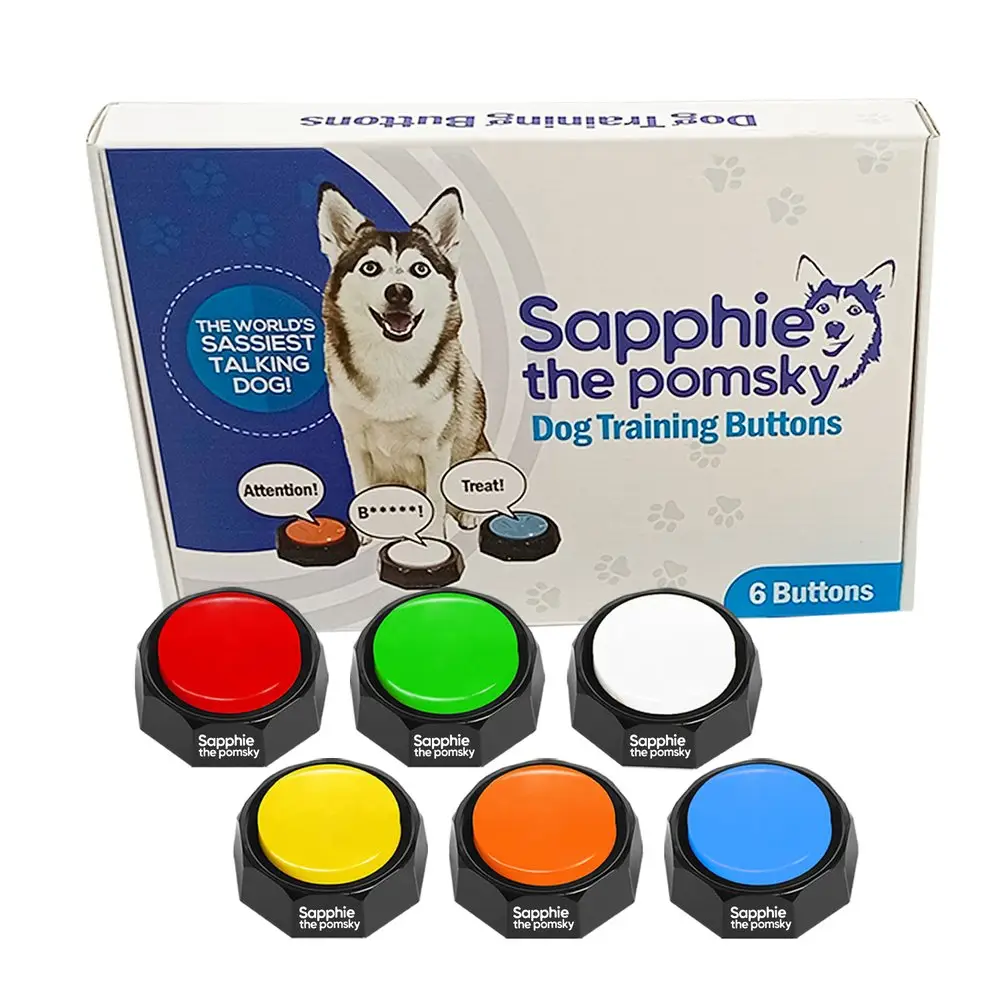 Sapphies Dog Training Buttons