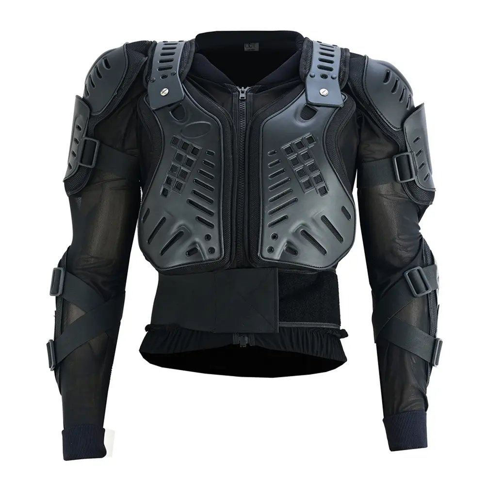 Men’s CE Approved Motorcycle Armor Jacket | Lightweight Chest & Back Protector for MTB, BMX & Riding Black